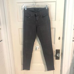 Gray JBrand skinny jeans